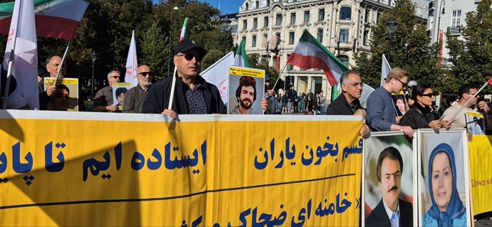 اسلو - آکسیون ایرانیان آزاده و گرامیداشت شهیدان جمعه خونین زاهدان - ۵مهر ۱۴۰۴