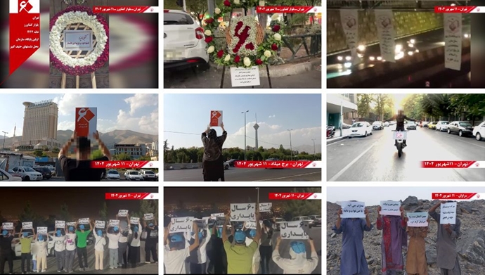 تصاویری از ۶۰ پراتیک انقلابی در سالگرد تأسیس سازمان مجاهدین خلق ایران