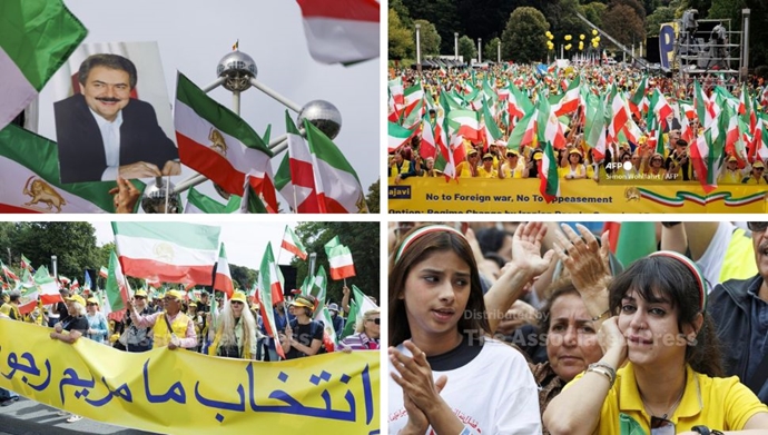 تظاهرات ایران آزاده در بروکسل - ۱۵شهریور ۱۴۰۴
