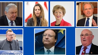 مبارزه مردم ایران برای آزادی و دموکراسی- حمایت جهانی از خواسته‌های ایرانیان