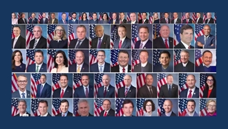 حمایت دوحزبی ۵۹نماینده کنگره آمریکا از معترضان ایران