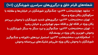 شعله‌های قیام خلق و درگیری‌های سراسری شورشگران (۱۰۱) 