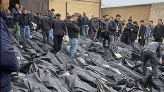 اجساد شهیدان قیام در کهریزیک