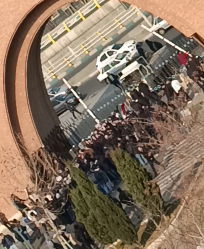 تجمع اعتراضی دانشجویان دانشگاه تربیت مدرس