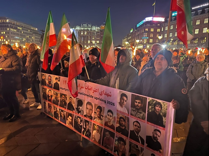  آکسیون هواداران مجاهدین خلق در حمایت از قیام سراسری مردم ایران - ۲۹دی ۱۴۰۴