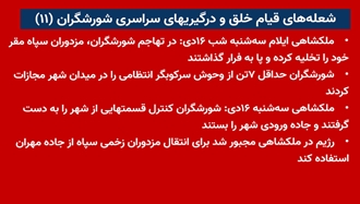 شعله‌های قیام خلق و درگیریهای سراسری شورشگران (۱۱) 