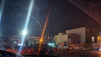 تهران- حضور مأموران خامنه‌ای در خیابان‌ها با دوشکا