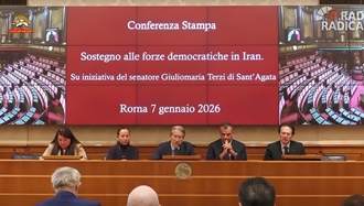 حمایت سناتورهای ایتالیایی از آلترناتیو دموکراتیک در برابر رژیم حاکم بر ایران