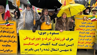 بروکسل - تظاهرات ایرانیان آزاده در حمایت از قیام سراسری - ۲۰ دی ماه۴