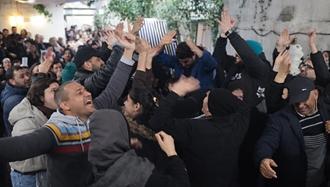 مراسم یکی از شهیدان قیام دیماه ۱۴۰۴