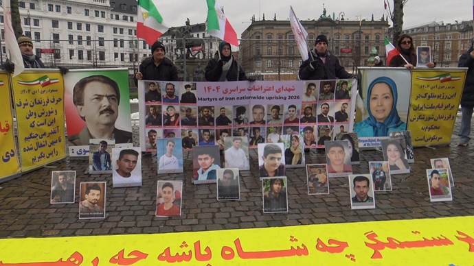  کپنهاگ - آکسیون ایرانیان آزاده در حمایت از قیام سراسری مردم ایران - ۲۶ دی ۱۴۰۴ 