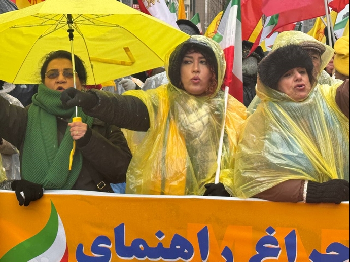بروکسل - تظاهرات ایرانیان آزاده در حمایت از قیام سراسری -۲۰ دی ماه