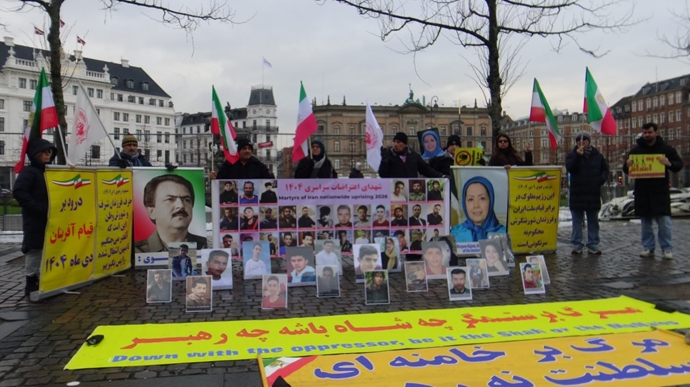  کپنهاگ - آکسیون ایرانیان آزاده در حمایت از قیام سراسری مردم ایران - ۲۶ دی ۱۴۰۴ 