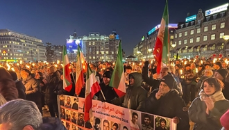 کپنهاگ - شرکت ایرانیان آزاده در تظاهرات حمایت از قیام سراسری مردم ایران - ۲۹دی