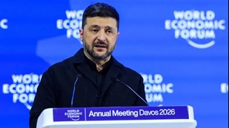 زلنسکی رئیس‌جمهور اوکراین