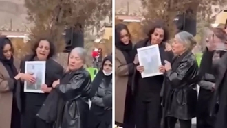 فریاد مادر دانیال دیانی در مراسم یادبود؛ «خامنه‌ای جلاد، حالا حکومت کن» 