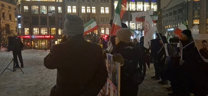 اسلو - اکسیون هواداران مجاهدین خلق در حمایت از قیام سراسری مردم ایران - ۲۳دی ۱۴۰۴ اسلو - اکسیون هواداران مجاهدین خلق در حمایت از قیام سراسری مردم ایران - ۲۳دی ۱۴۰۴