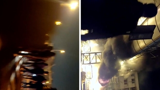 تصویری از قیام سراسری در تهران - ۱۸ دی ۱۴۰۴