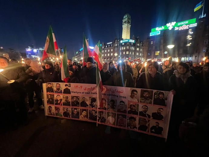  آکسیون هواداران مجاهدین خلق در حمایت از قیام سراسری مردم ایران - ۲۹دی ۱۴۰۴