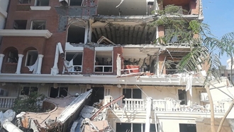 انفجار در ساختمان ۸ طبقه در بندرعباس