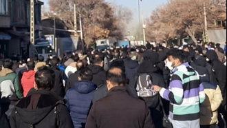 تظاهرات مردم همدان در دوازدهمین روز قیام