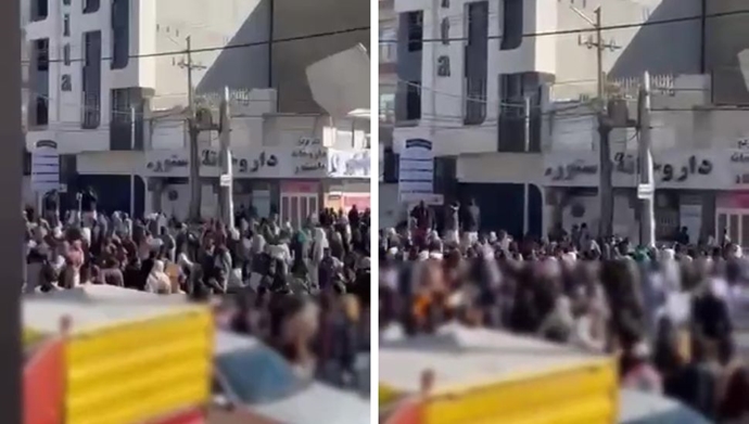 تظاهرات مردم زاهدان بعد از نماز جمعه - ۱۹ دی ۱۴۰۴