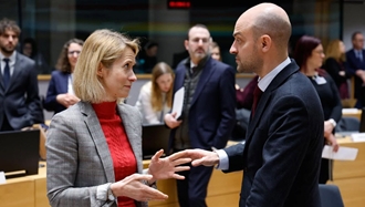 وزیر خارجه فرانسه و کایا کالاس