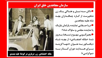 دکان سه نبش و هتاکی یک زن شاهپرست