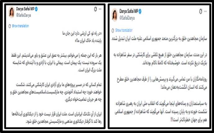 دکان سه نبش و هتاکی یک زن شاهپرست