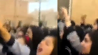 اعتراض دانش‌آموزان مدرسه دخترانه کاشان