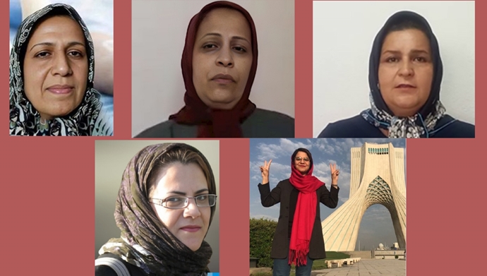 زهرا صفائی، مرضیه فارسی، شیوا اسماعیلی الهه فولادی و فروغ تقیپور زهرا صفائی، مرضیه فارسی، شیوا اسماعیلی الهه فولادی و فروغ تقیپور