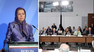 سخنرانی خانم مریم رجوی - کنفرانس در برلین با حضور شخصیتها و نمایندگان مجلس آلمان