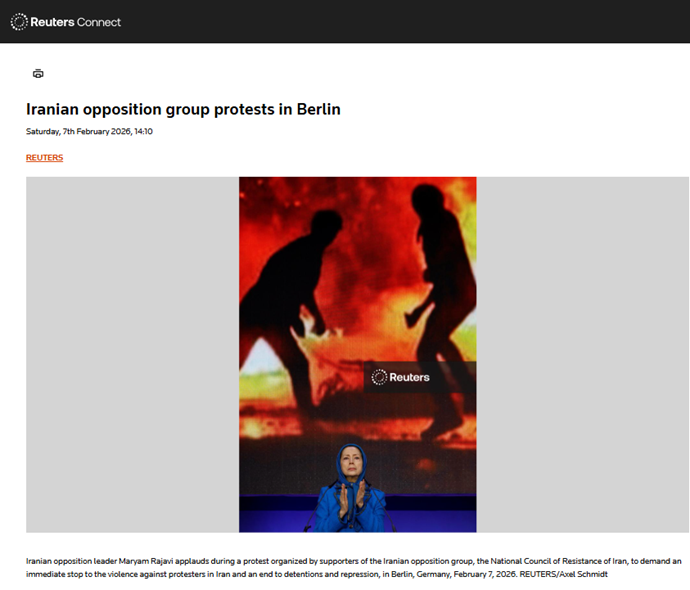 تظاهرات بزرگ ایرانیان در برلین
