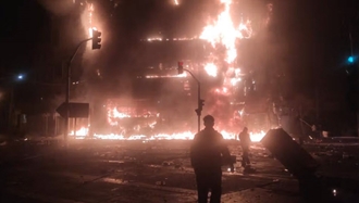 قیام سراسری ۱۴۰۴ - به آتش کشیدن مراکز سرکوب