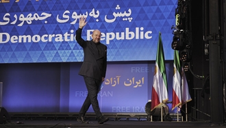 شارل میشل در گردهمایی ایران آزاد در برلین