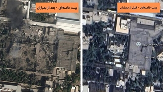 تصاویر هوایی از «بیت خامنه‌ای» 