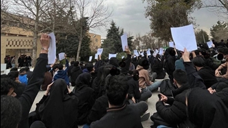 تحصن دانشجویان در دانشگاه فردوسی مشهد