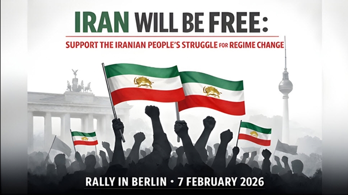 گردهمایی گسترده حمایت از ایران آزاد در برلین