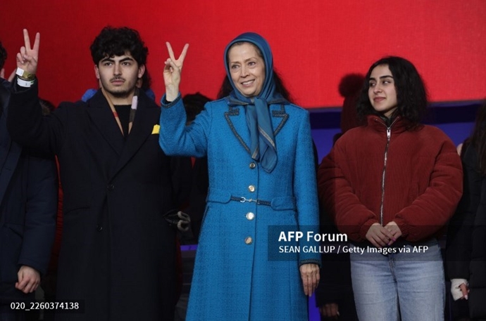 انعکاس تصویری خبرگزاری فرانسه از تظاهرات بزرگ ایرانیان در برلین