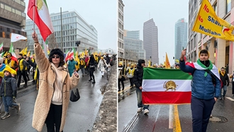 گردهمایی بزرگ ایرانیان در برلین ۱۸بهمن ۱۴۰۴