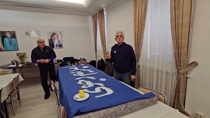 آماده‌سازی تظاهرات برلین روی یخ و سرما