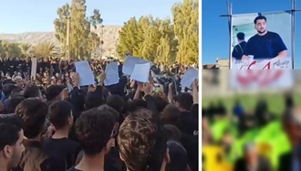 چهلم دو شهید قیام مهدی احمدی و ابوالفضل حیدری موصلو