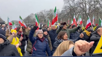 طنین فریاد آزادی در قلب اروپا؛ تشریح صحنه‌های با شکوه از تظاهرات عظیم برلین