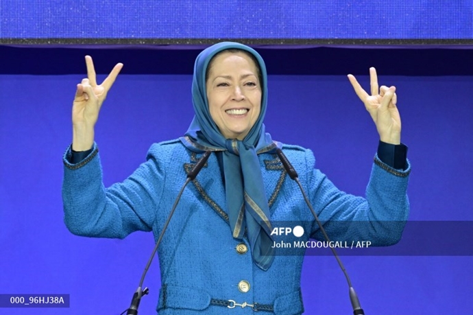 انعکاس تصویری خبرگزاری فرانسه از تظاهرات بزرگ ایرانیان در برلین