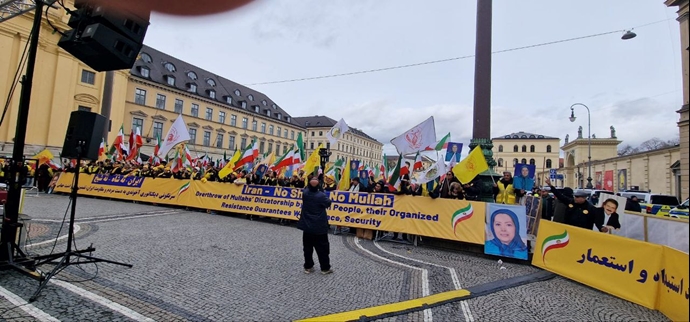 ویدئوها و عکسهایی از تظاهرات ایرانیان آزاده در مونیخ