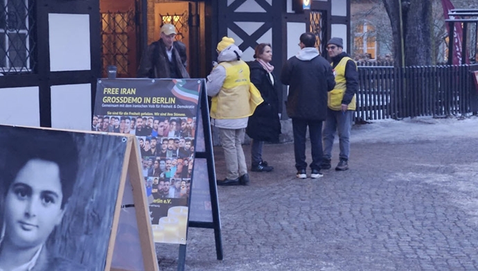 برلین؛ همبستگی با مبارزه مردم ایران برای آزادی و دموکراسی
