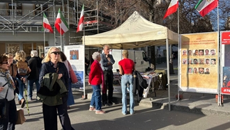 پاریس - میز کتاب ایرانیان آزاده در حمایت از قیام دیماه - ۶ اسفند ۱۴۰۴