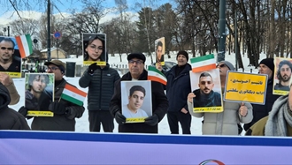 اسلو - آکسیون ایرانیان آزاده در بزرگداشت چهلم شهدای قیام دی - ۲ اسفند ۱۴۰۴