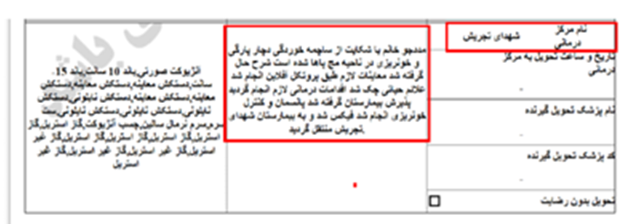 ۸- صدیقه شکوهی ۵۷ ساله همراه با ۲ مصدوم دیگر در تجریش (۲۱ دی) 