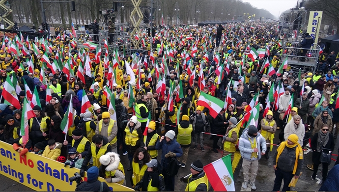 تصاویری از تظاهرات ایران آزاد در برلین – ۱۸ بهمن ۱۴۰۴ - ۷ فوریه